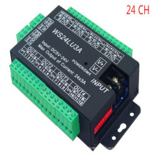 WS24LU3A DMX512 24CH 24A Decoder Controller DC5V-24V DMX-Laufwerk für RGB LED Streifen